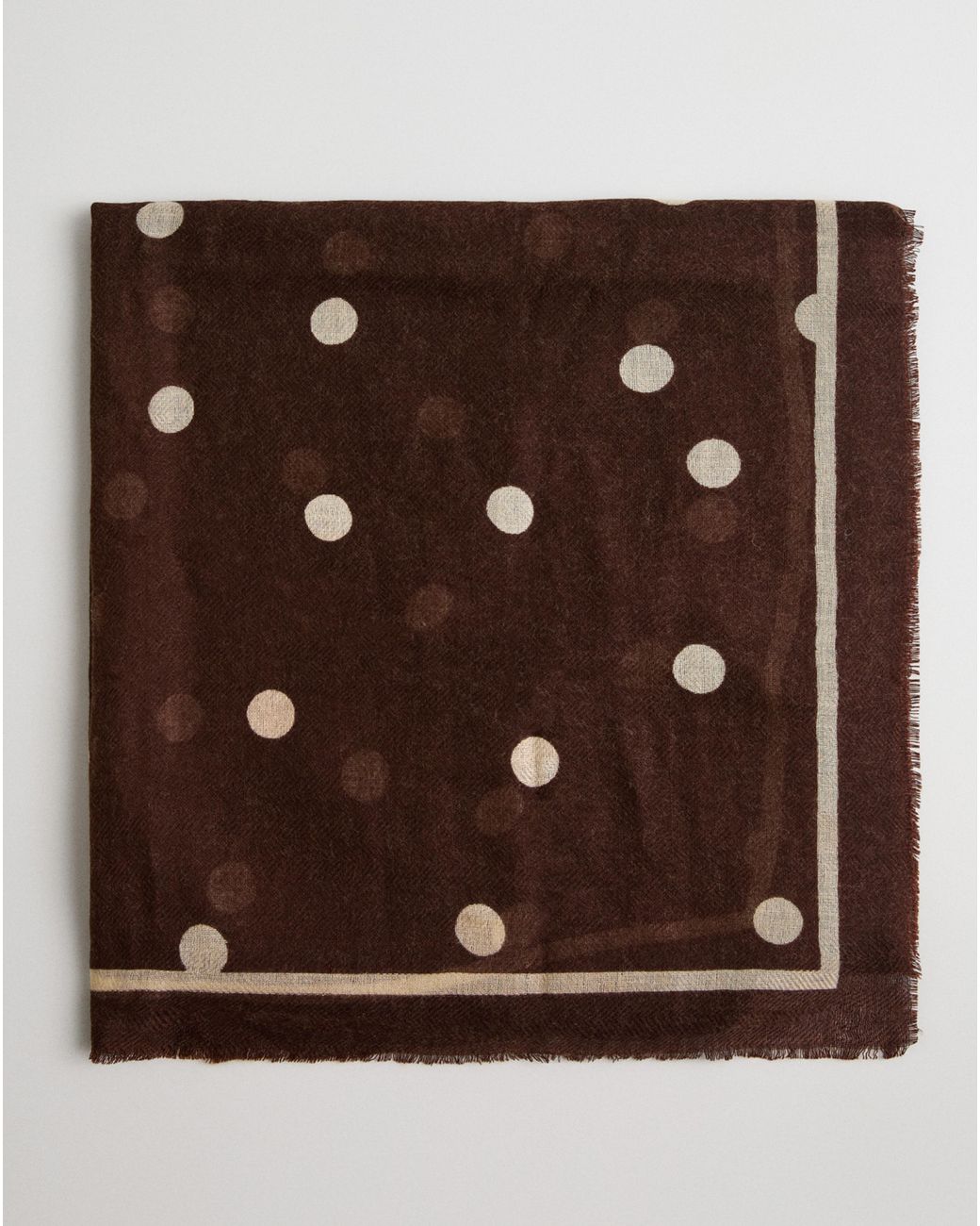 Mango Brown Polka Dot Neckerchief