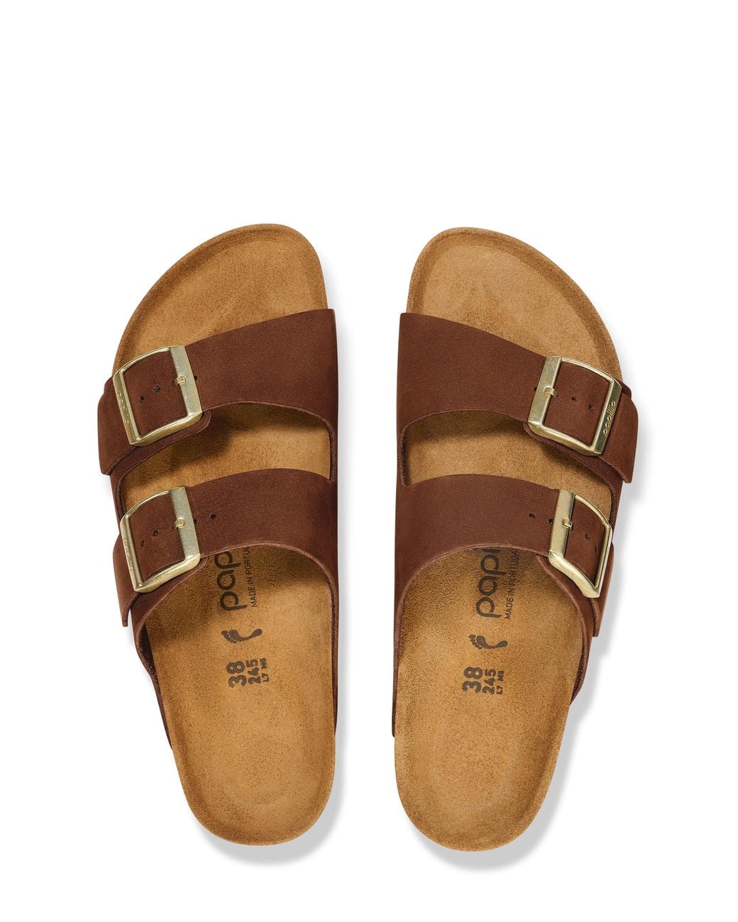Birkenstock Brown Arizona Flex Platform Nubuck
