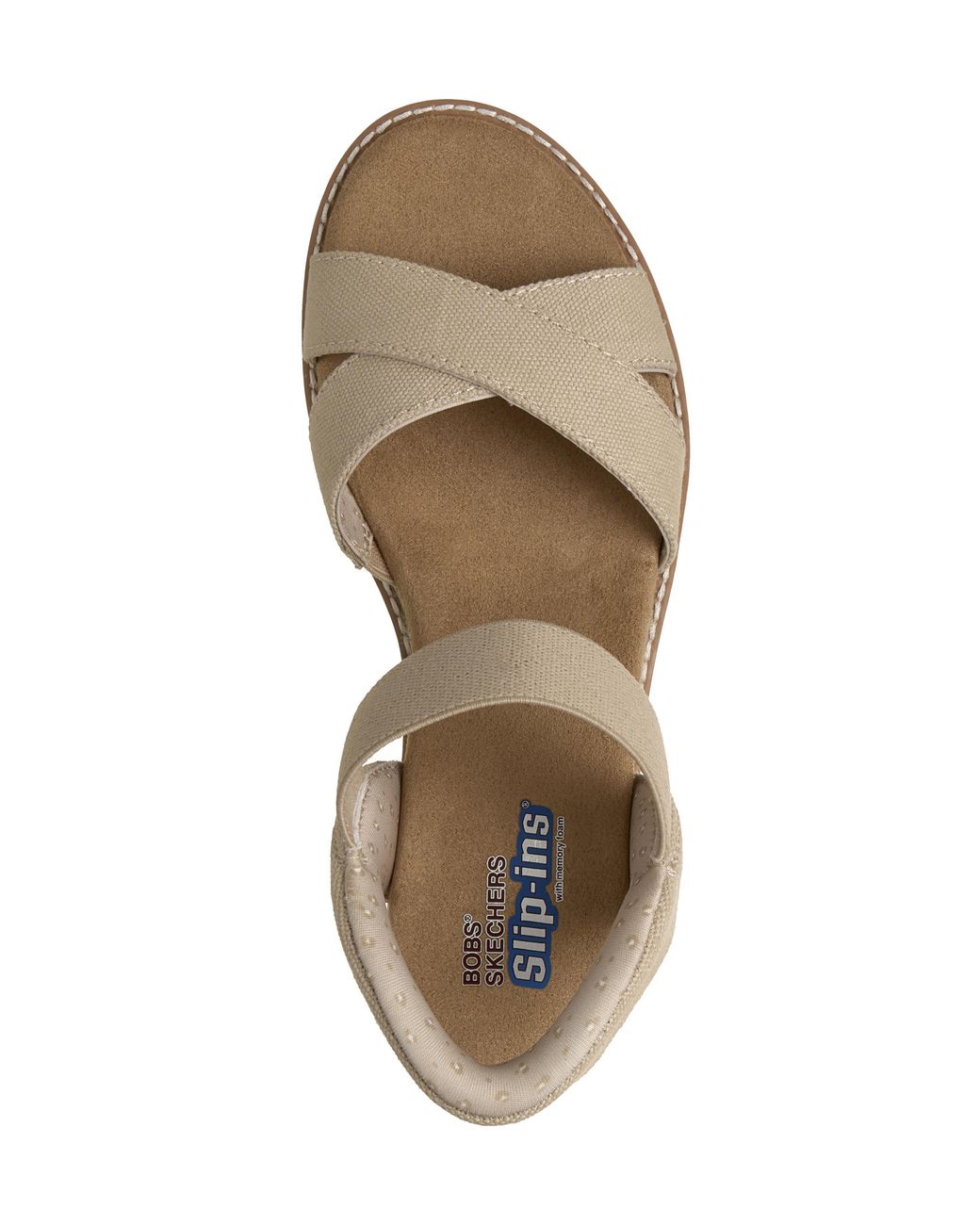 Skechers Natural Bobs Kiss Standard Sandals