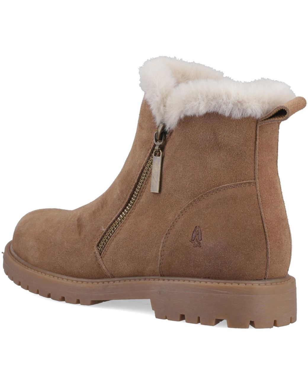 Hush Puppies Brown Hollis Zip Boot