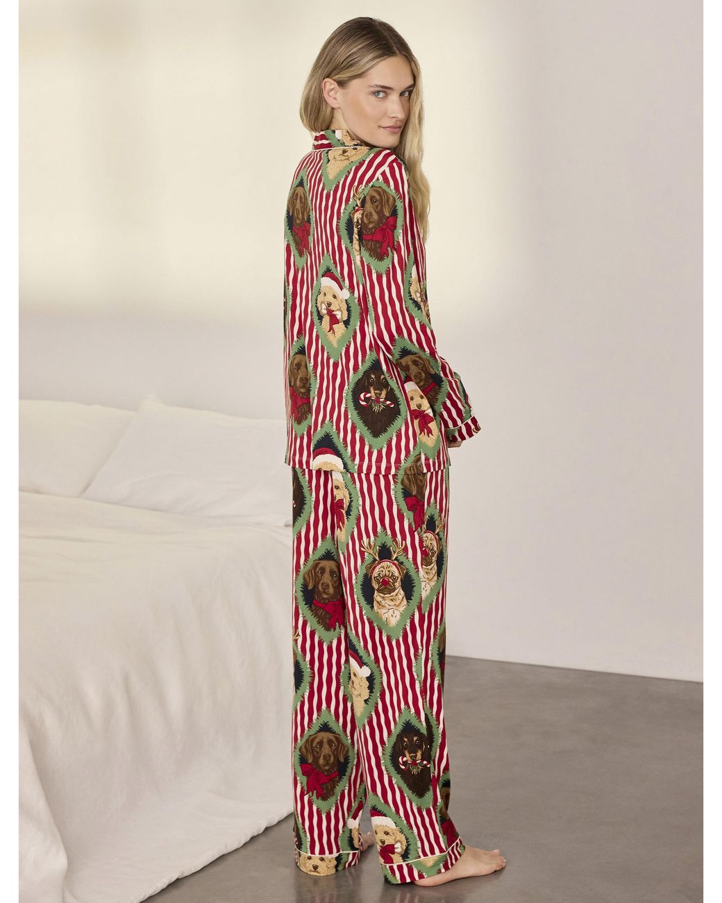 Chelsea Peers Multicolor Classic Long Button Up Set