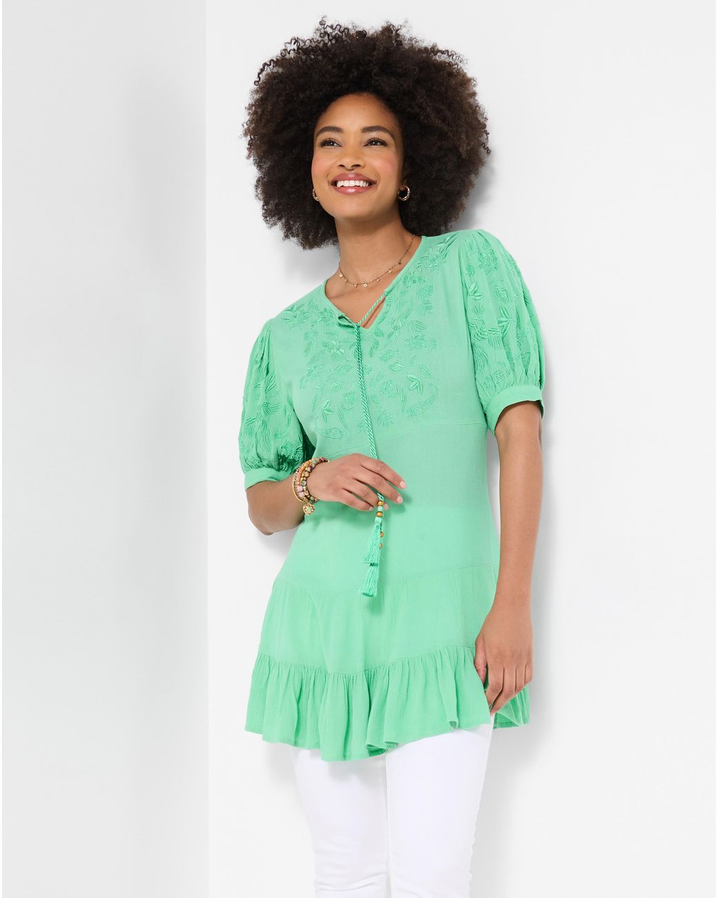 Joe Browns Green With Envy Tunic Dress