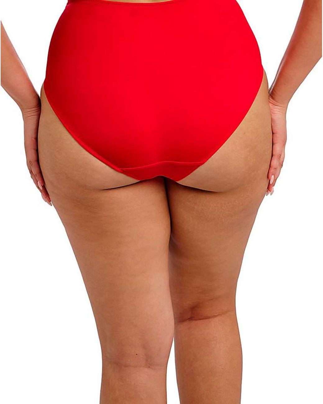 Elomi Red Plain Sailing Bikini Brief