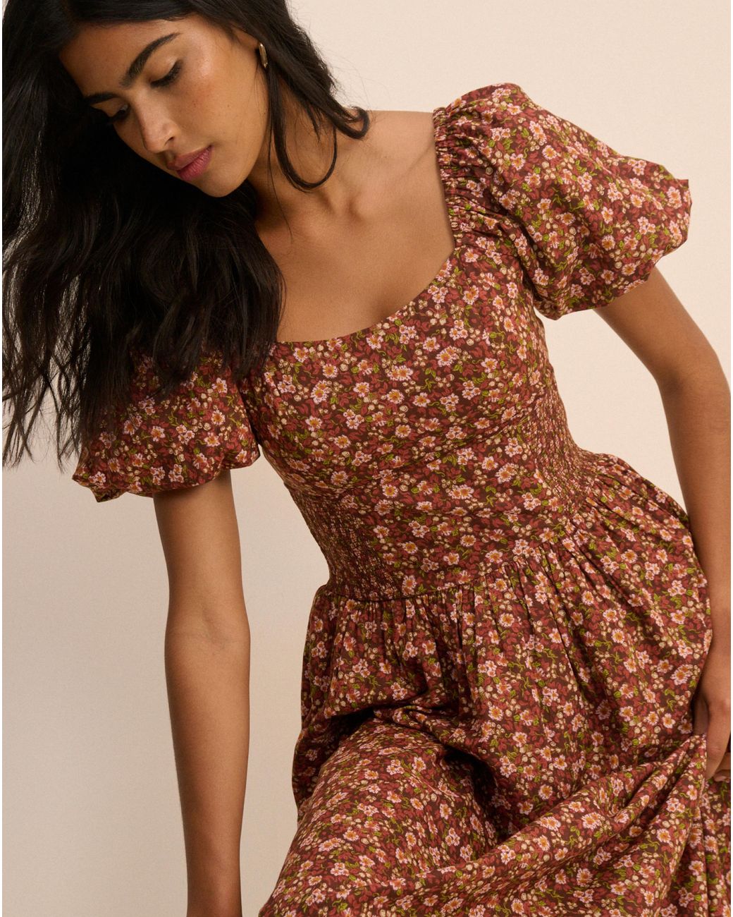 Nobody's Child Brown Nobodys Child Mara Midi Dress