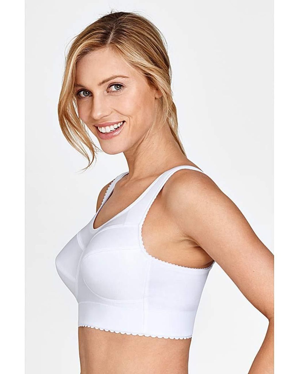 Miss Mary Of Sweden White Miss Mary Cotton Activity Bra