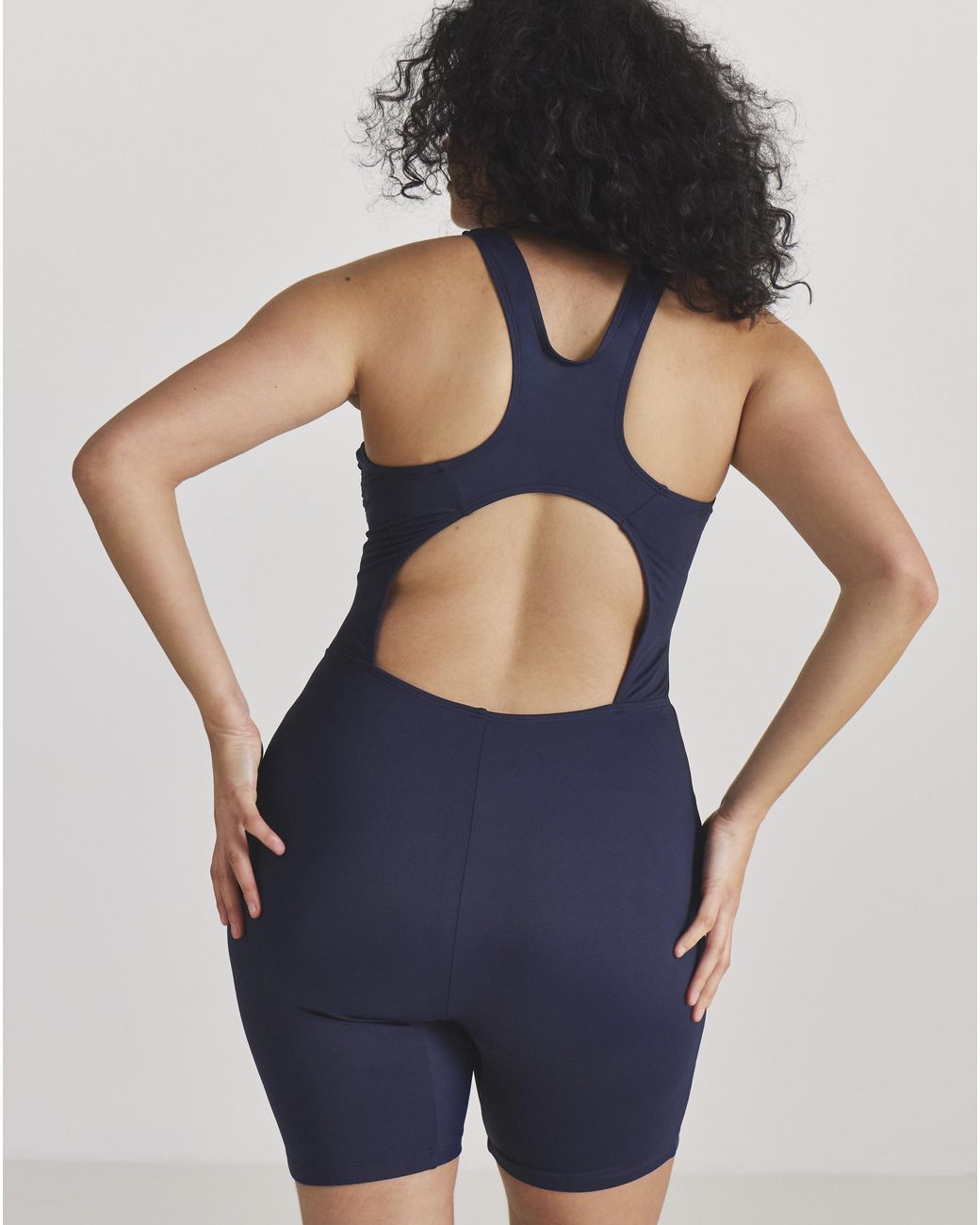 Beach To Beach Blue Sports Swim Legsuit