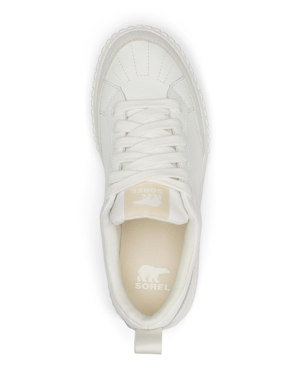 Sorel White Ona Ave Low Waterproof Sneaker
