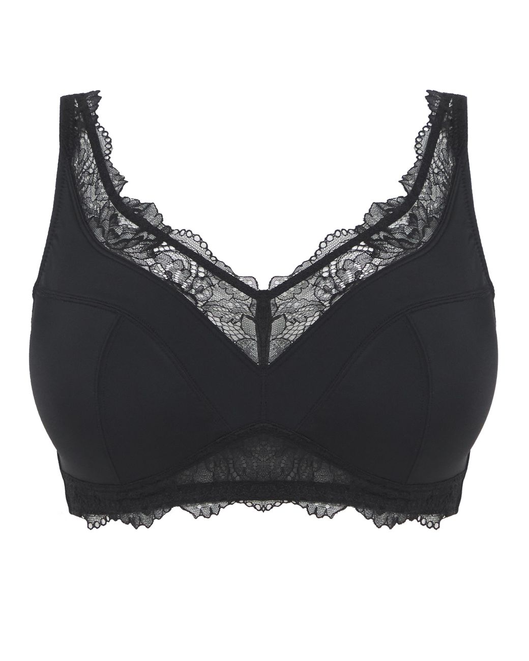 Pretty Secrets Black Ella Full Cup Non Wired Bra