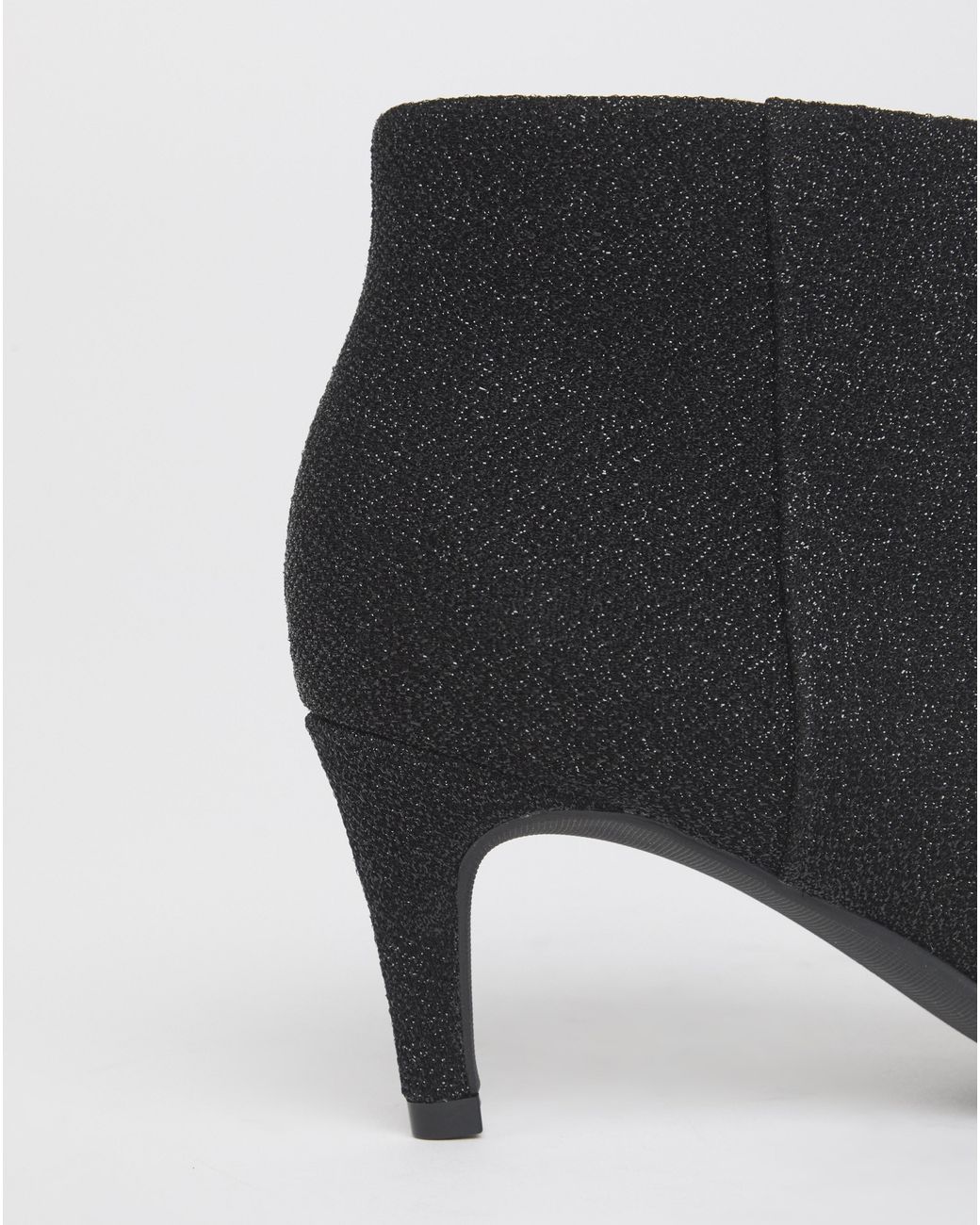 JD Williams Blue Kitten Heel Pointed Toe Ankle Boot E