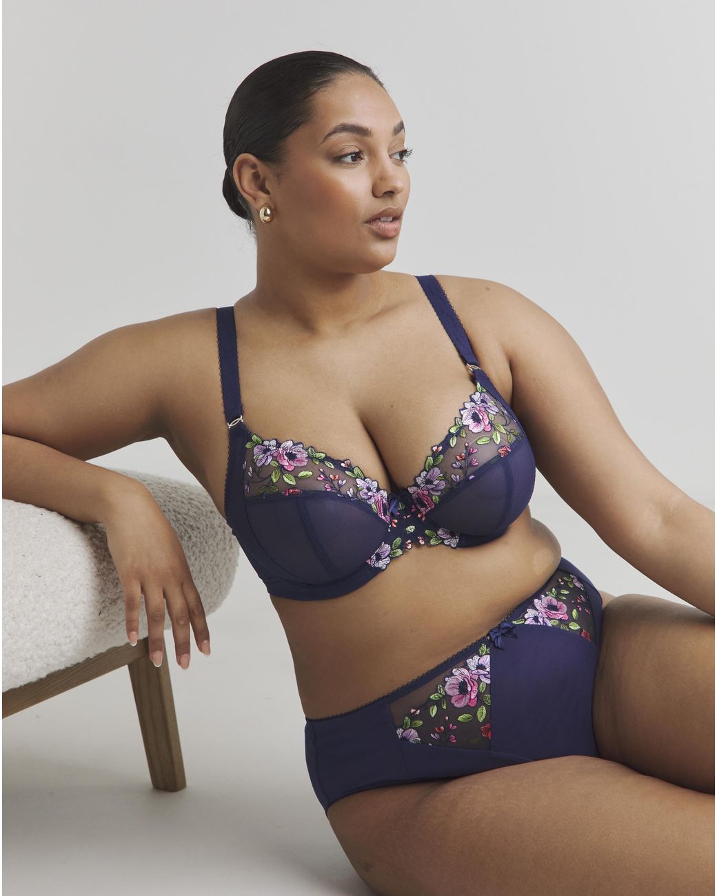 Elomi Blue Himari Plunge Wired Bra