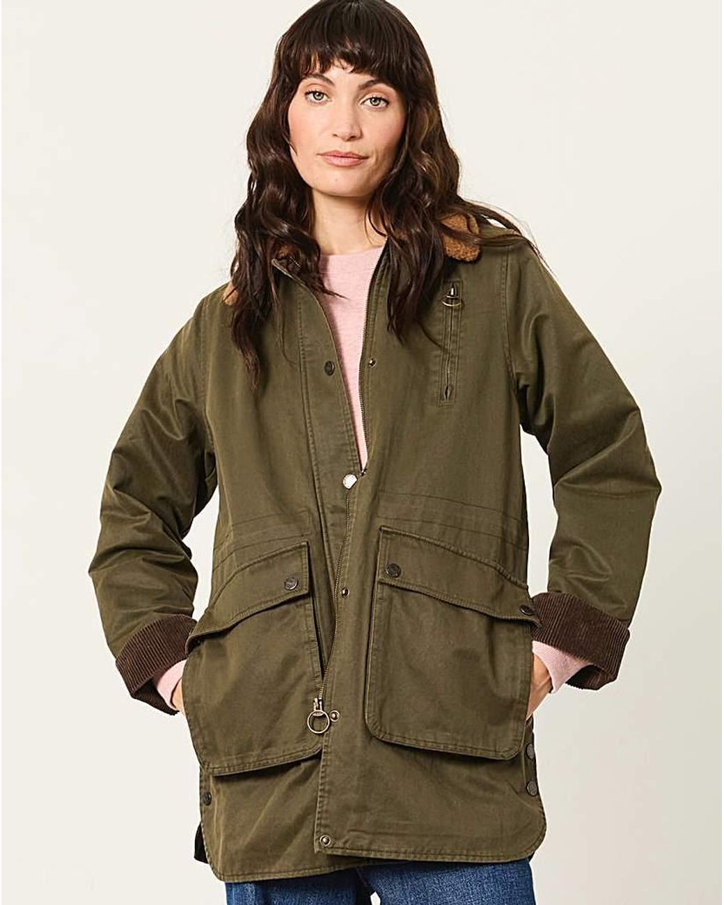 FatFace Green Kent Barn Jacket