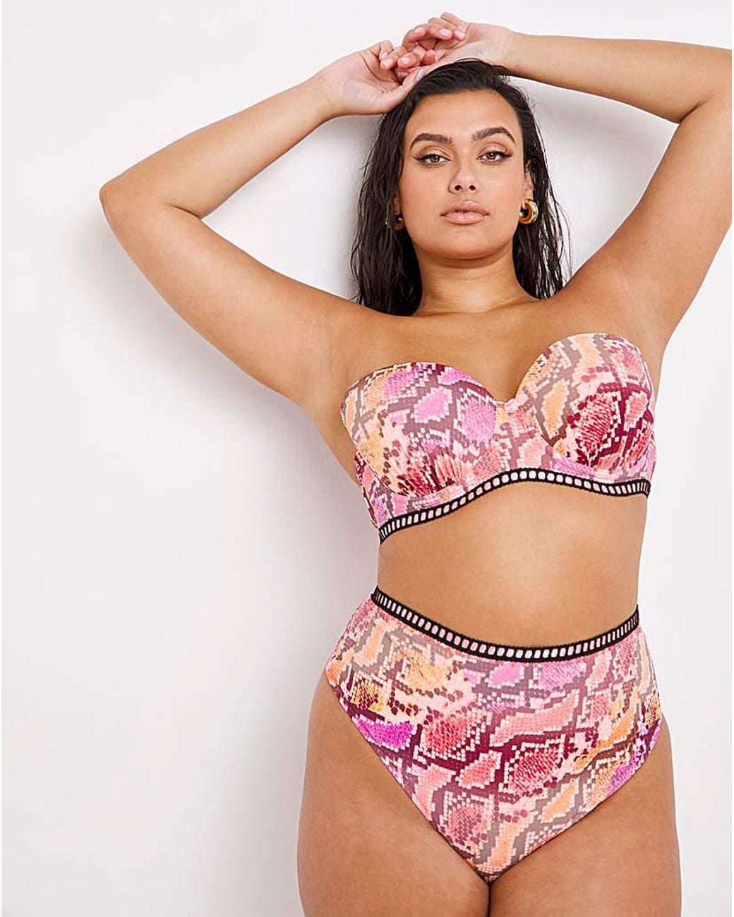 Figleaves Pink Sahara Bikini Top