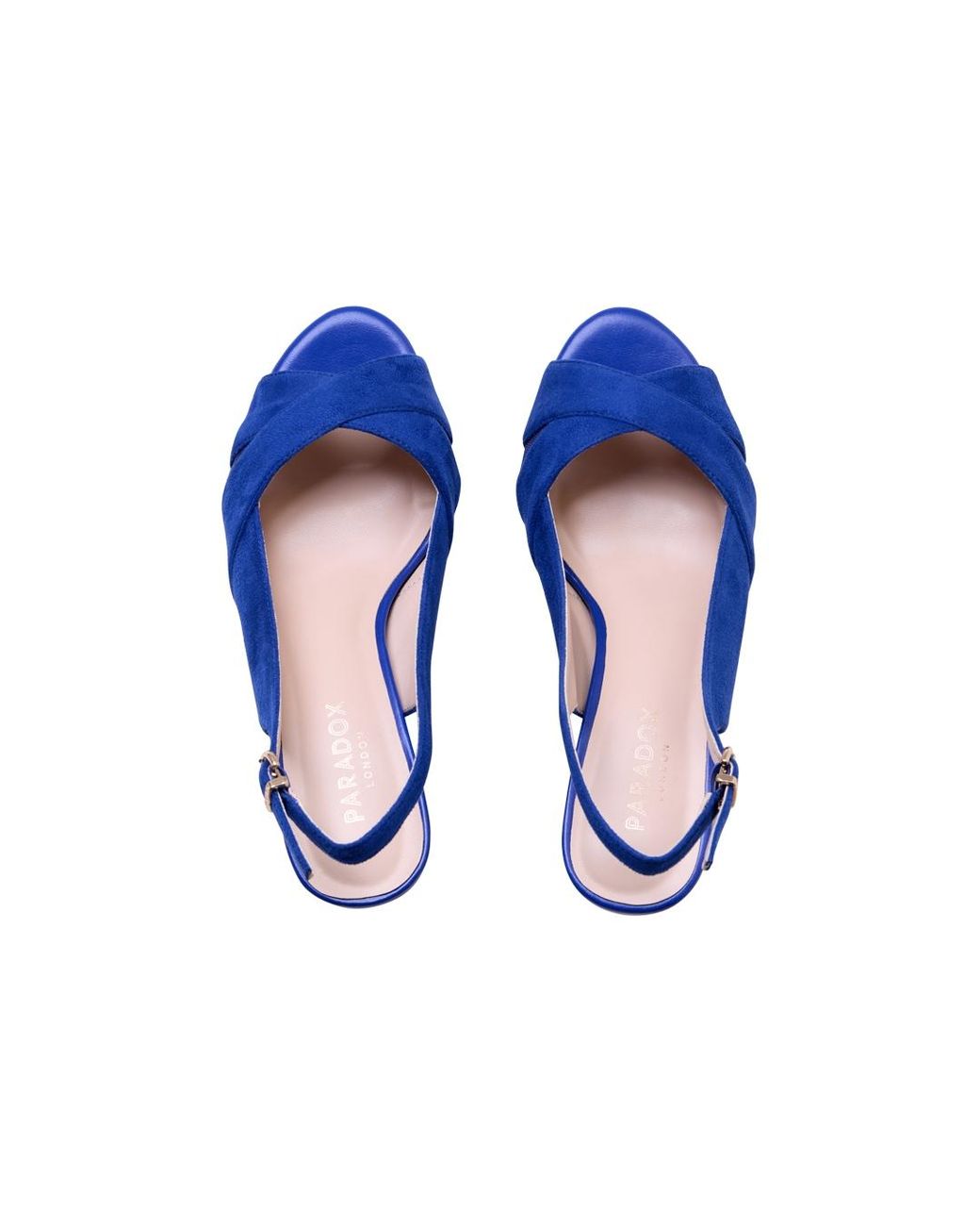 Paradox London Blue Louise Platform Heels