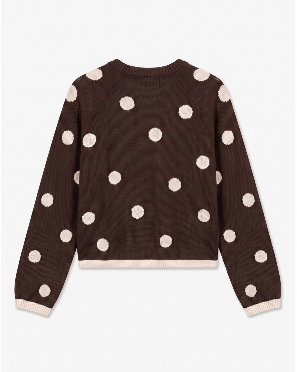Vero Moda Brown Spot Knit Jumper