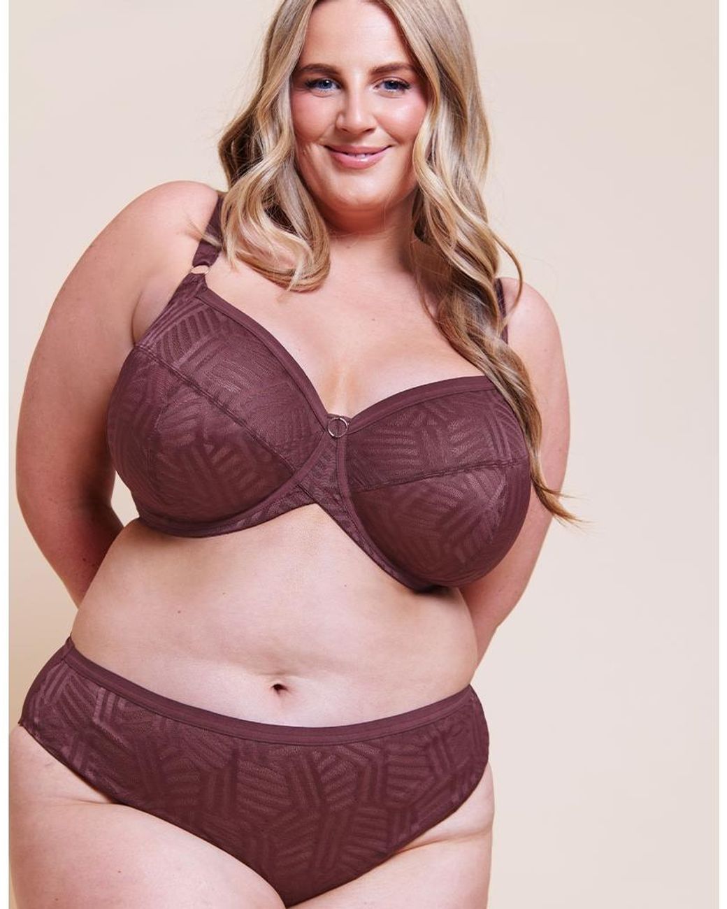 Curvy Kate Purple Wonderfull Vibe Brief