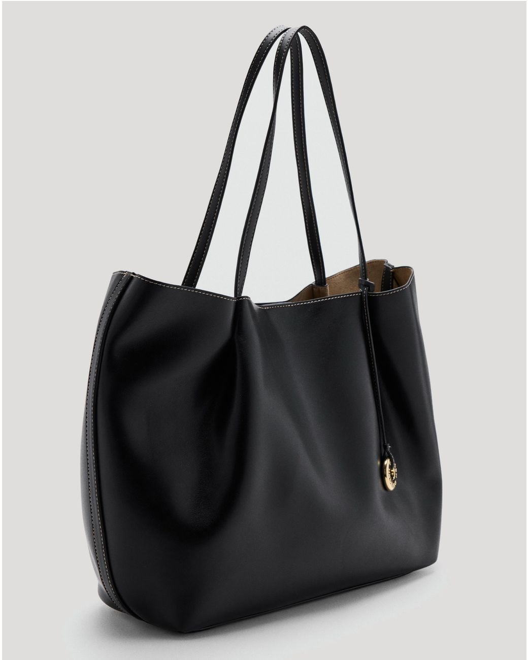 Mango Black Totes Bag Isabel