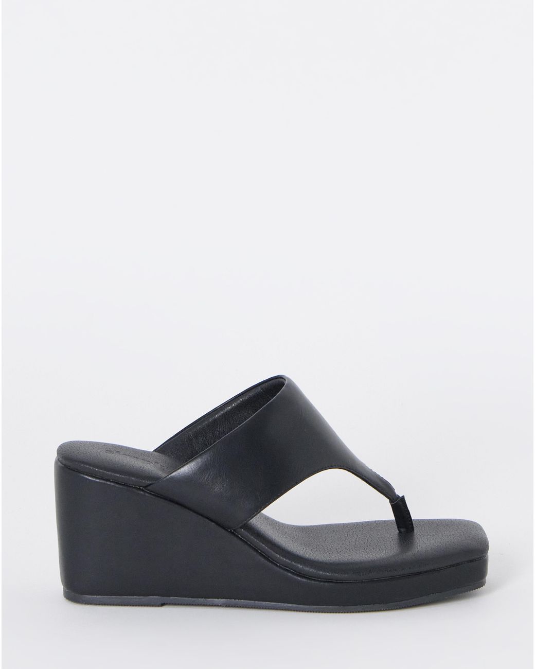 Simply Be White Wedged Toe Post Sandals Extra Wide Fit