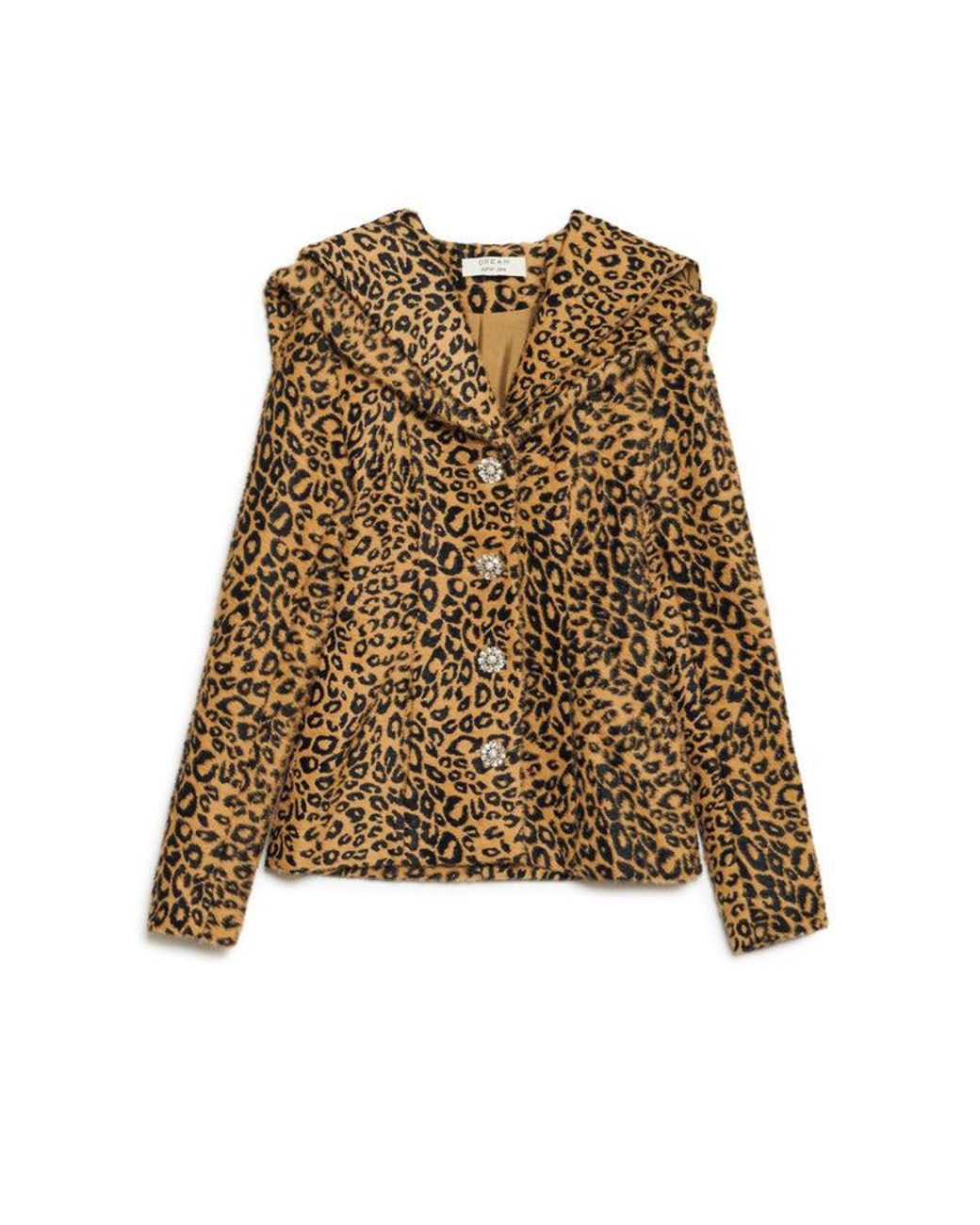 Sister Jane Purple Dream Orion Leopard Fitted Jacket