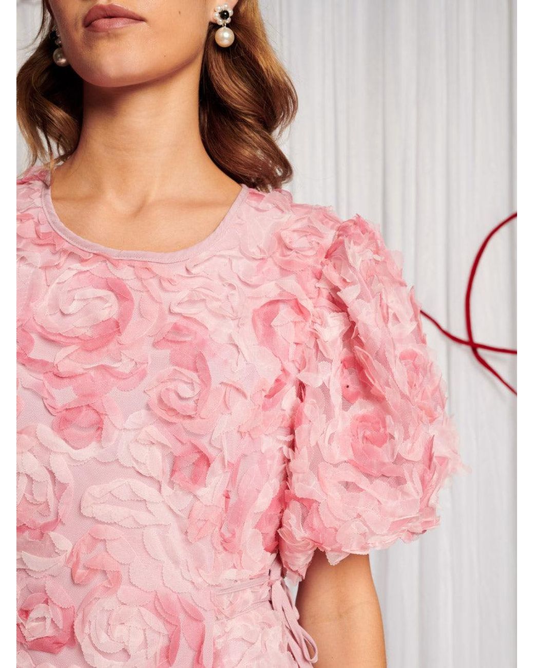 Sister Jane Dream Rose Finch Tulle Midi Dress in Pink | Lyst