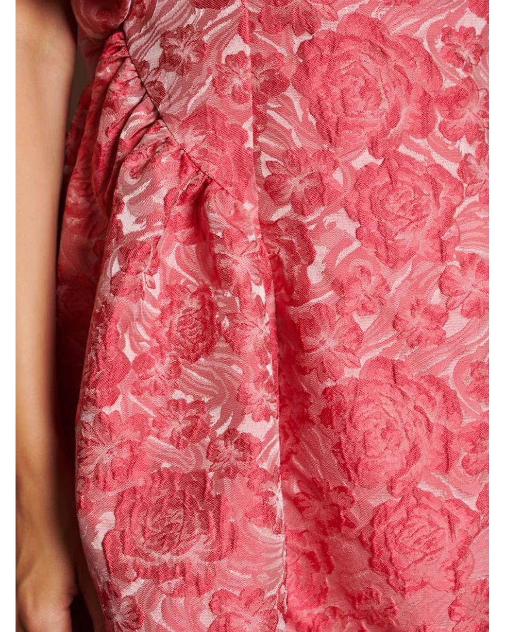 Sister Jane Pink Dream Amour Jacquard Mini Dress