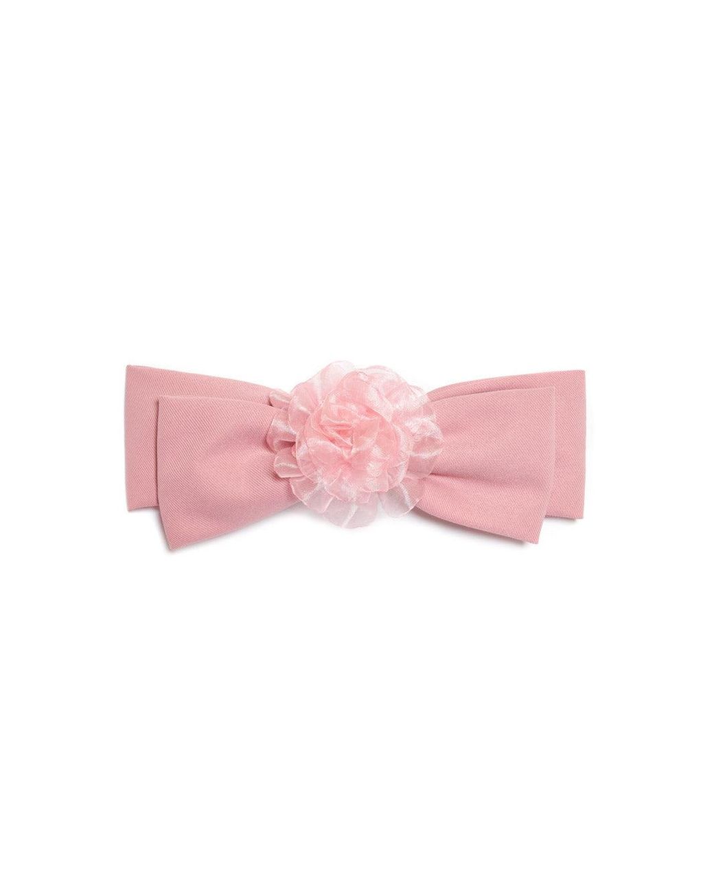 Sister Jane Brown Mandevilla Rose Hair Bow