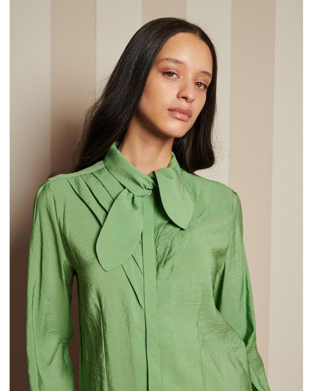 Sister Jane Green Paper Pleat Blouse
