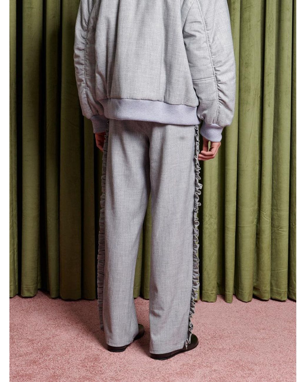 Sister Jane Green Heron Ruffle Trousers