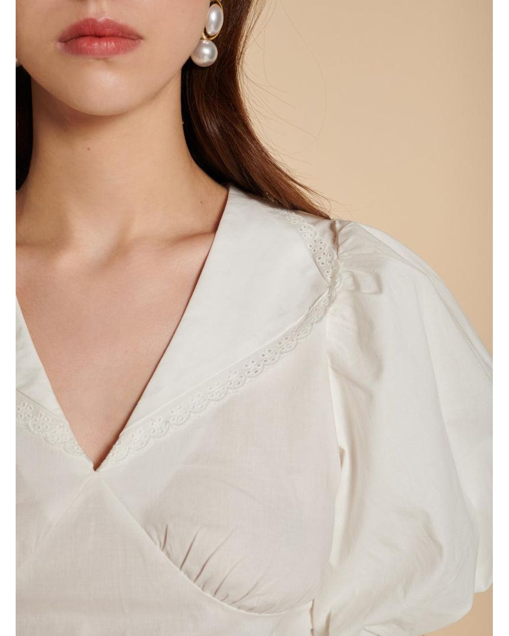Sister Jane Natural Stuga Cropped Top