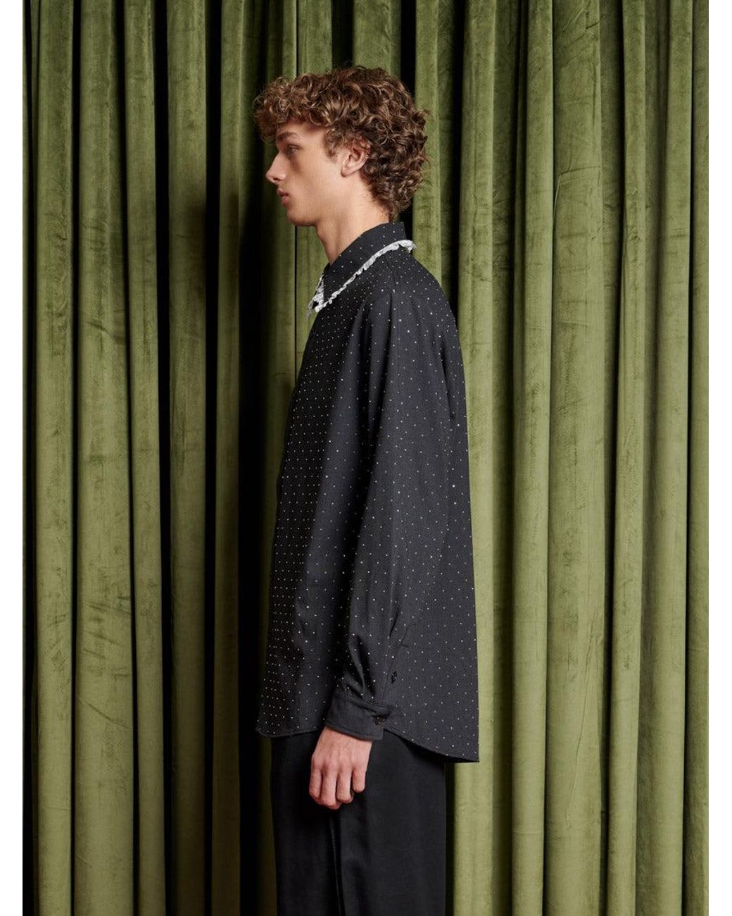 Sister Jane Green Prince Lace Trim Shirt