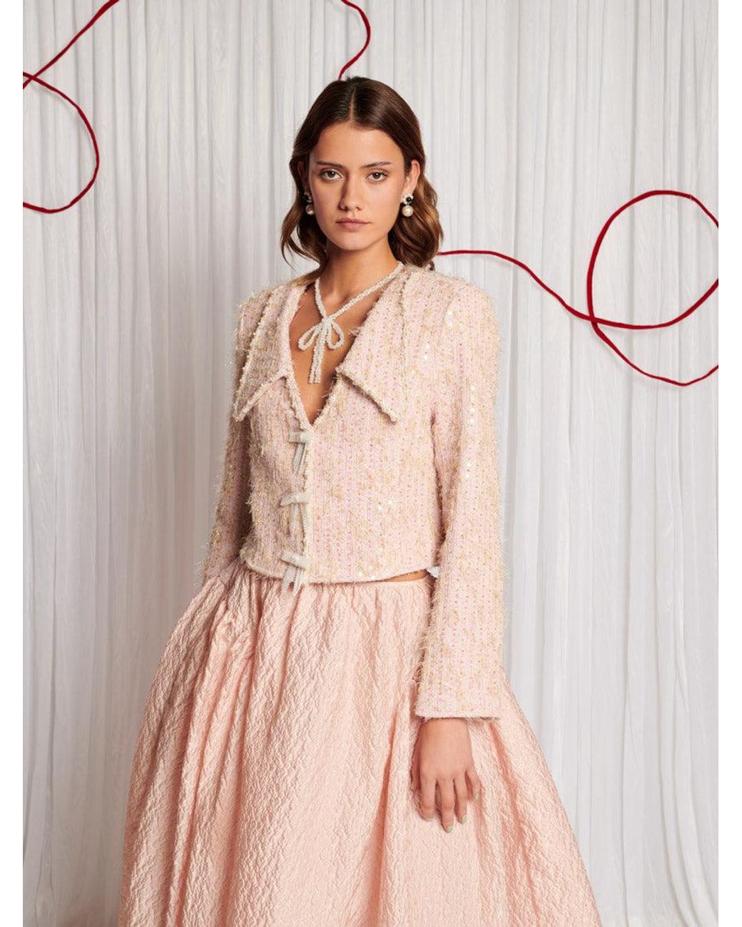 Sister Jane Pink Dream Robin Tweed Jacket