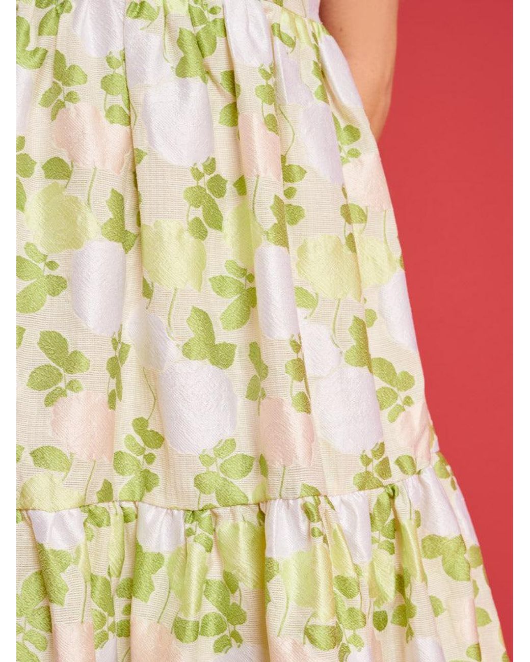 Sister Jane Red Dream Picnic Jacquard Maxi Dress
