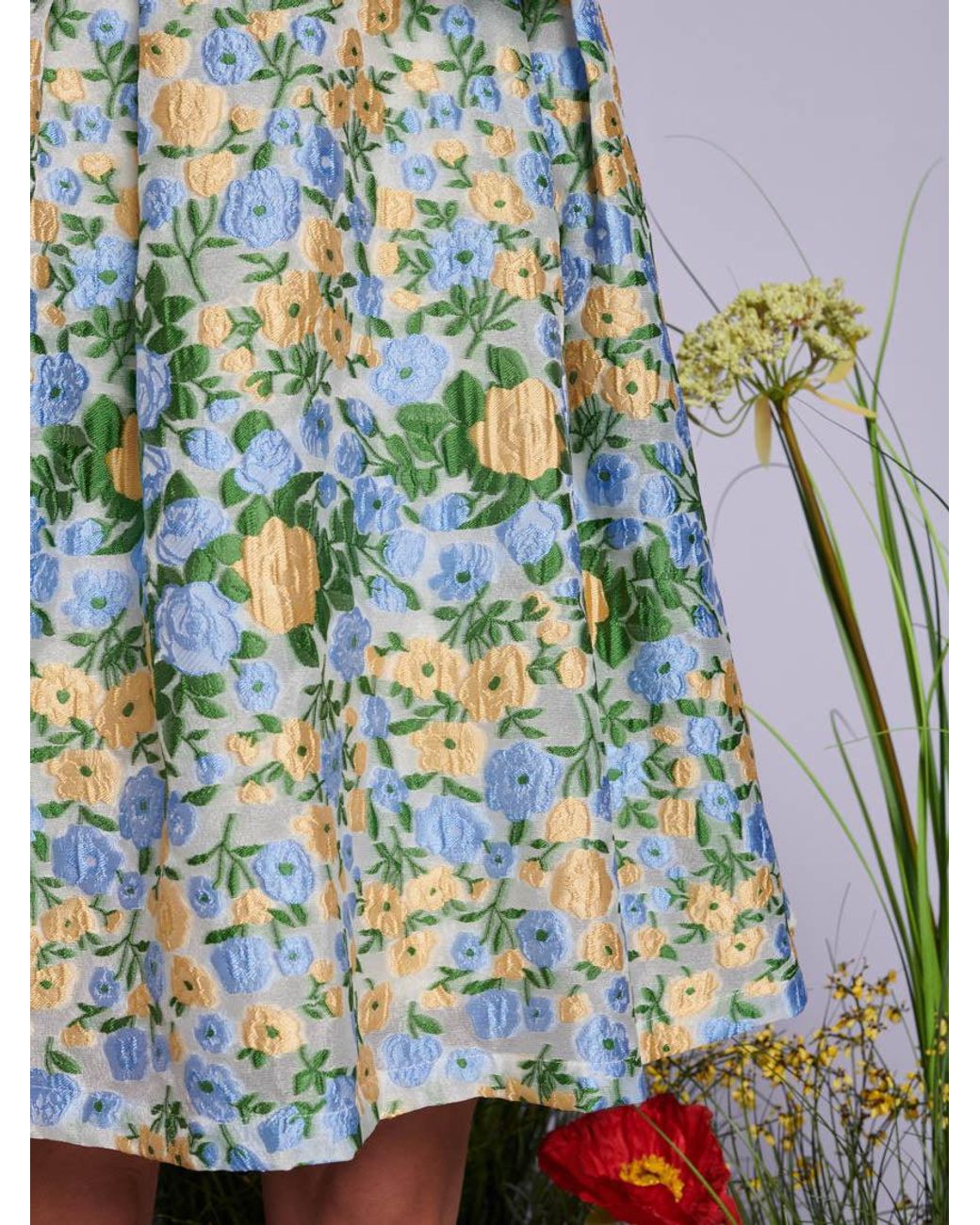 Sister Jane Multicolor Dream Marigold Jacquard Mini Dress