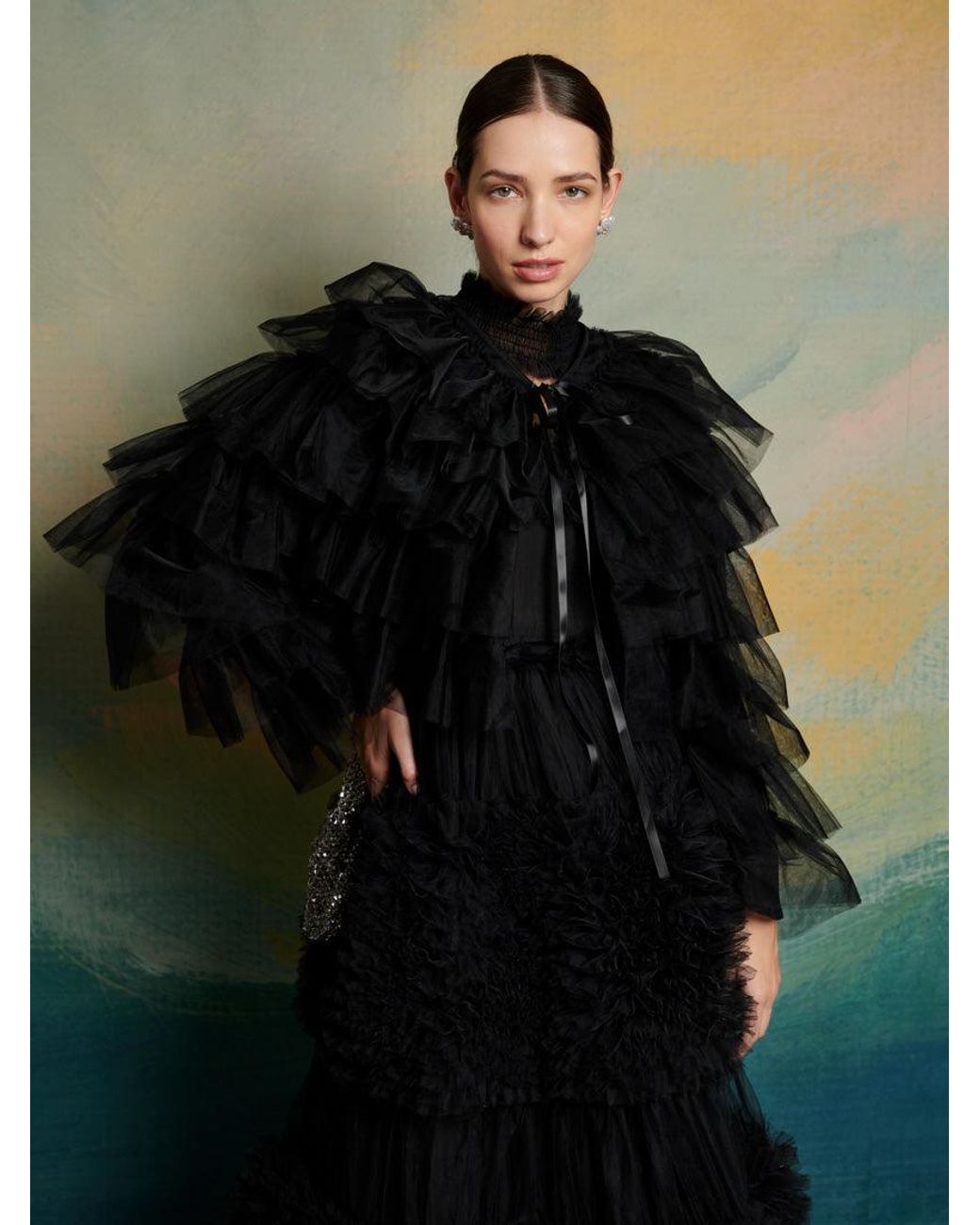 シスタージェーン Sister Jane Sister Jane ジャケット CRANE TULLE RUFFLE JACKET JKD062 （Cr Sister Jane シスタージェーン ジャケット CRANE TULLE RUFFLE