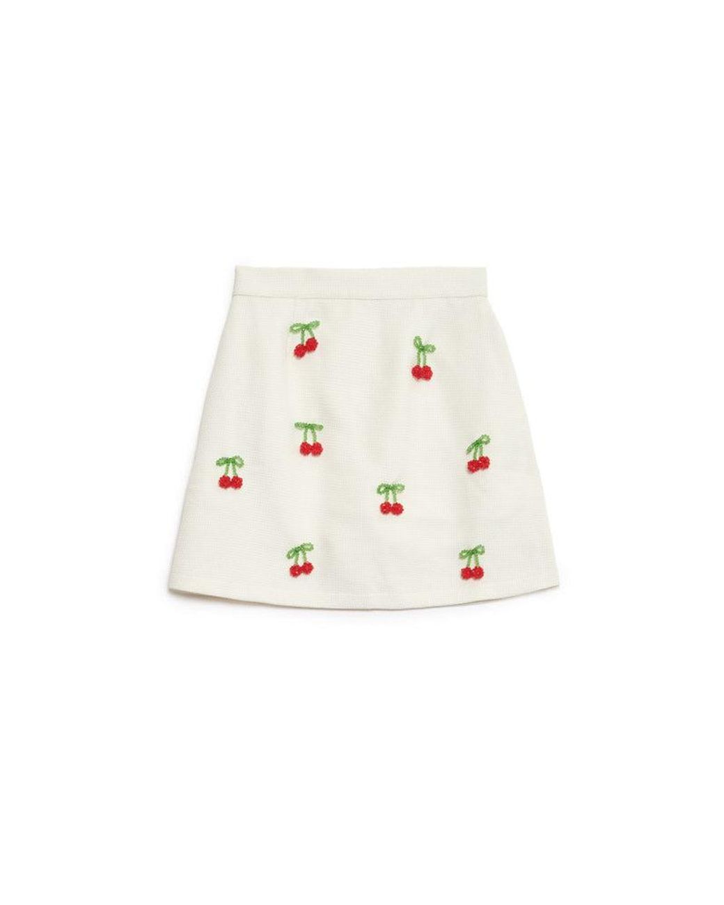 Sister Jane Orange Esperanza Embellished Tweed Mini Skirt