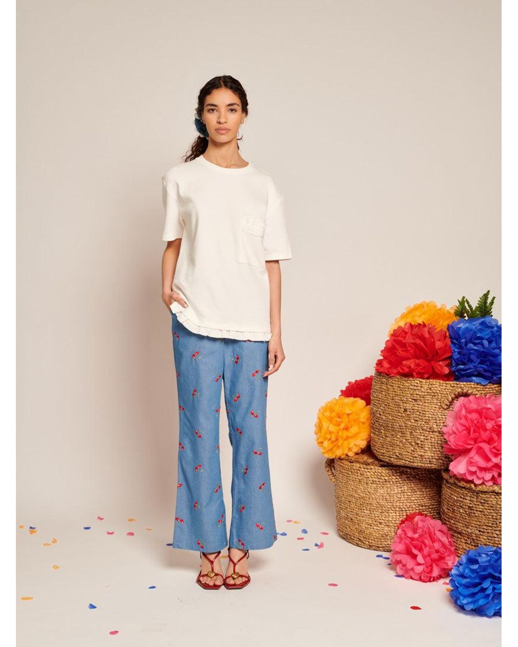 Sister Jane Multicolor Salsa Ruffles T-shirt