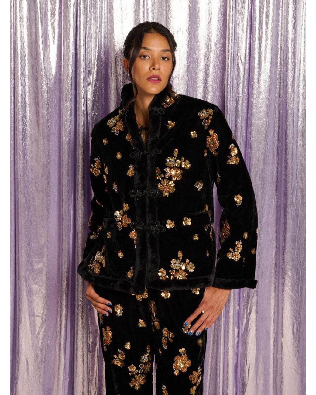 Sister Jane Multicolor Mirage Velvet Jacket
