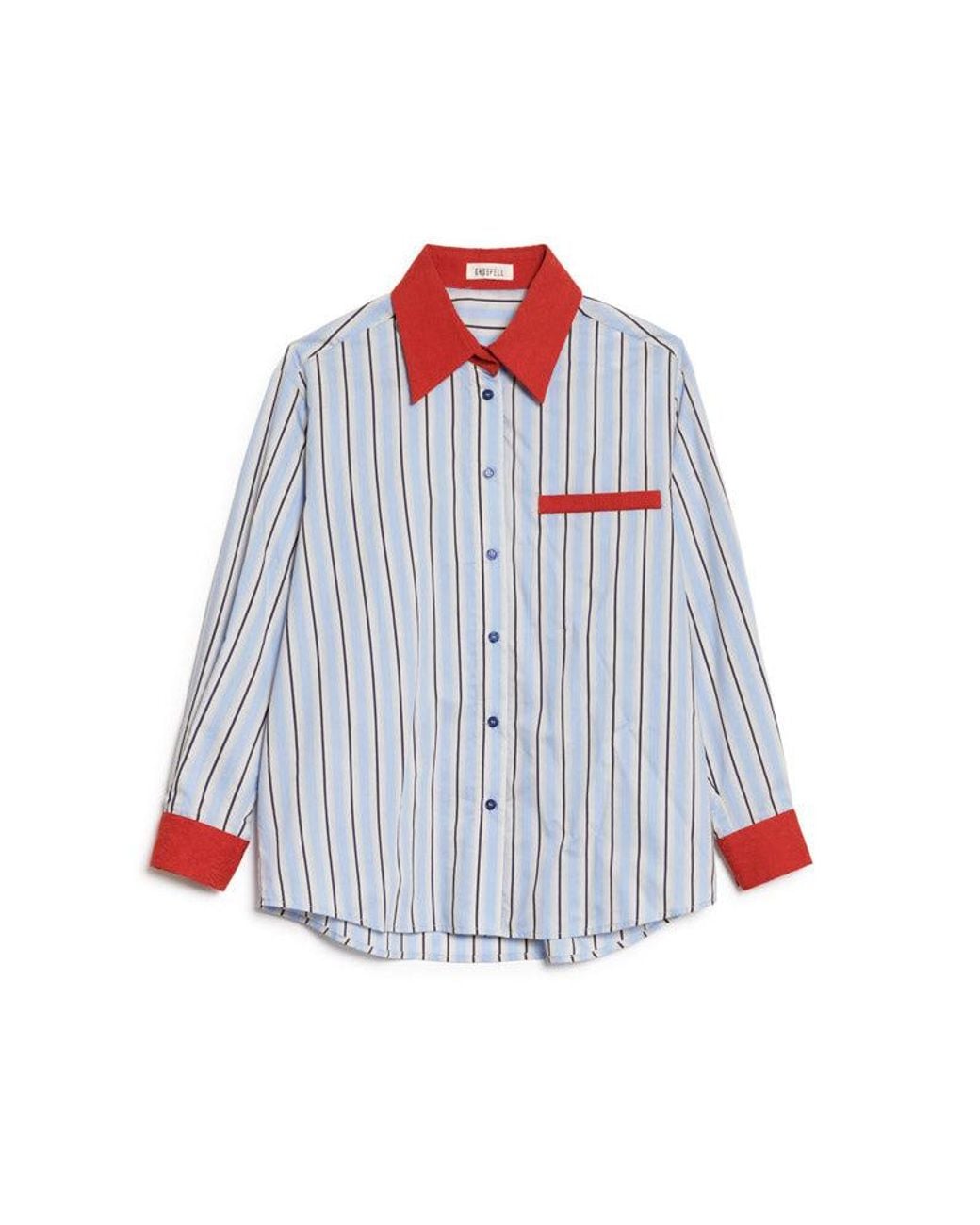 Sister Jane White Ghospell Delta Stripe Shirt