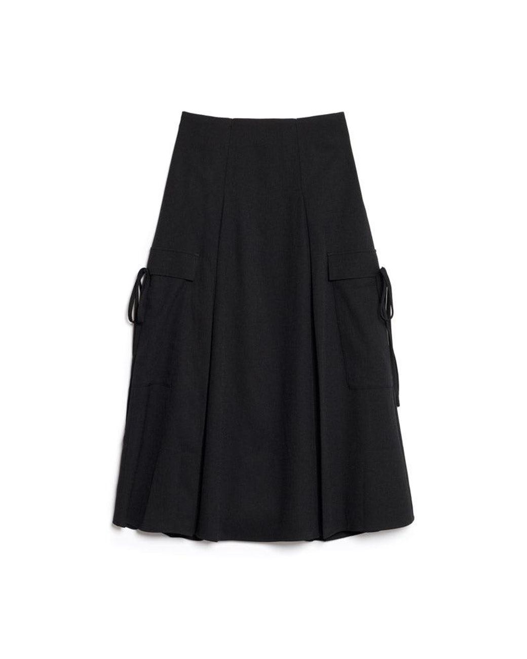 Sister Jane Blue Ghospell Fia Pleated Midi Skirt