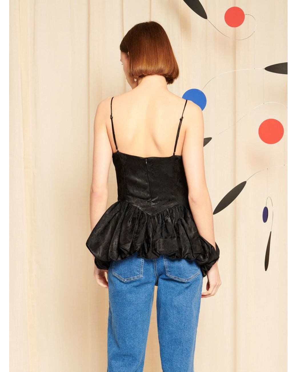 Sister Jane Natural Dream Ivoire Bubble Hem Top