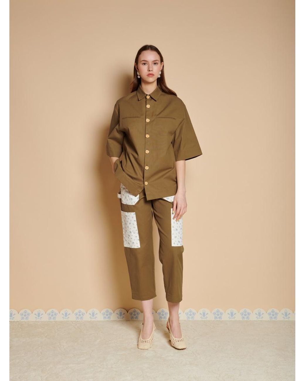 Sister Jane Natural Folke Boxy Shirt