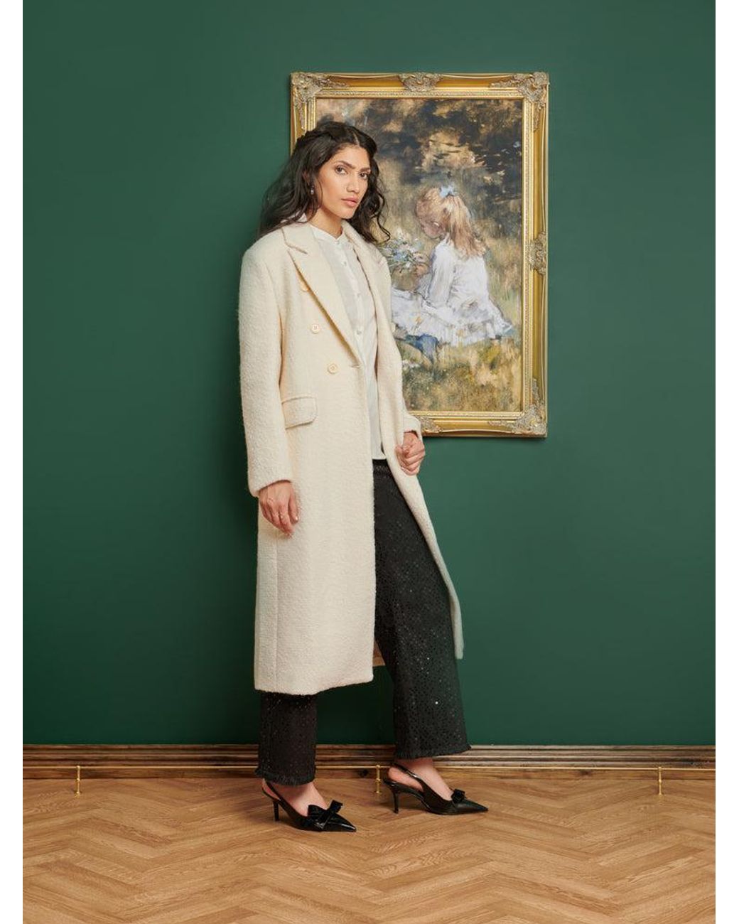 Sister Jane Green Dream Reina Embellished Coat