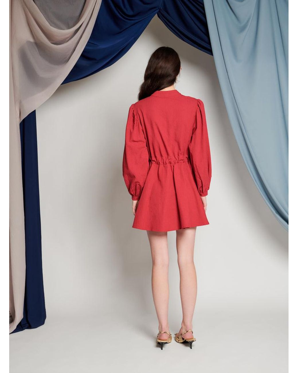 Sister Jane Red Ghospell Dougie Mini Dress