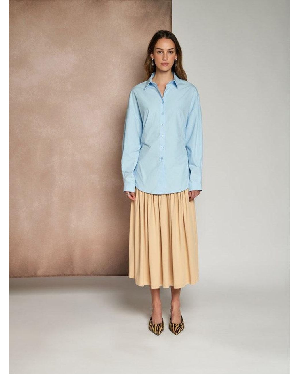 Sister Jane Blue Ghospell Enya Cinched Shirt