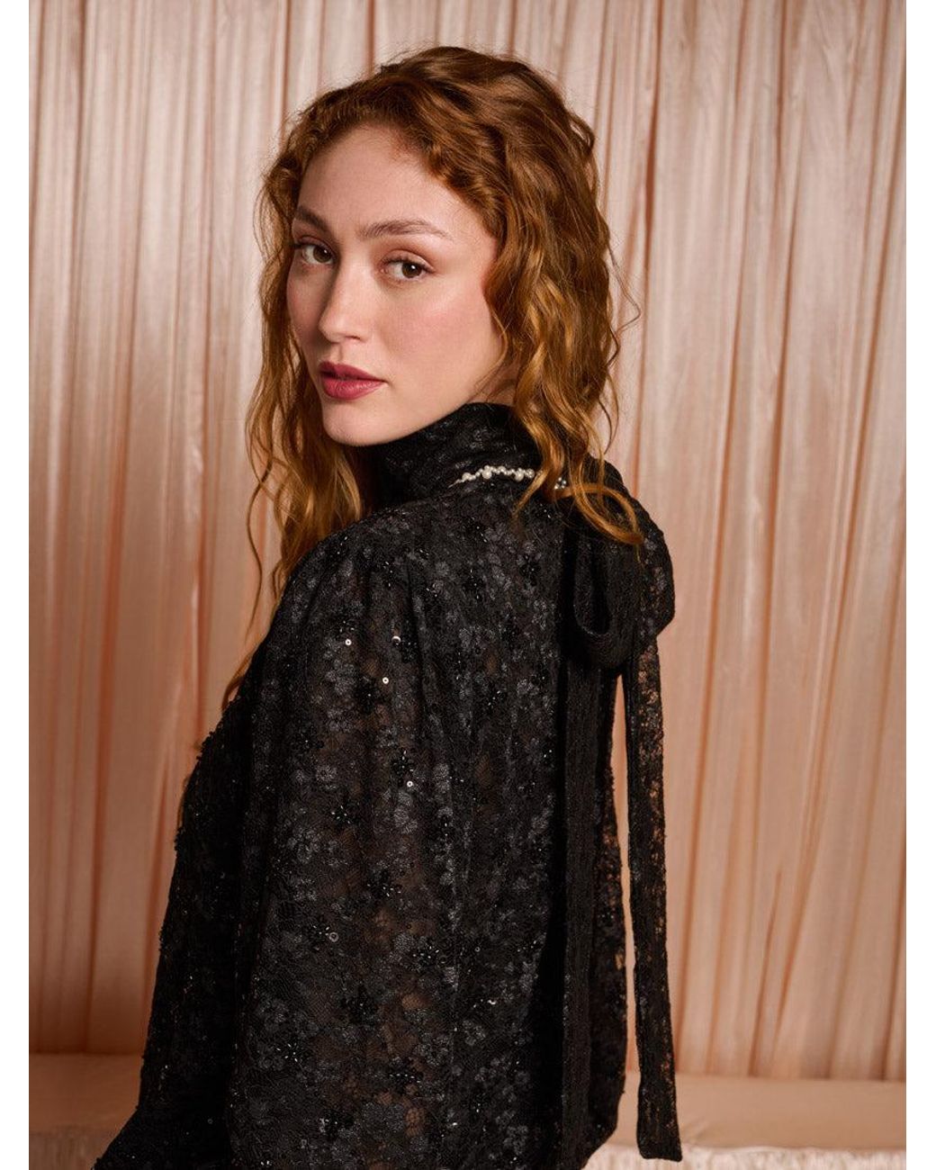 Sister Jane Blue Dream Vanity Lace Top