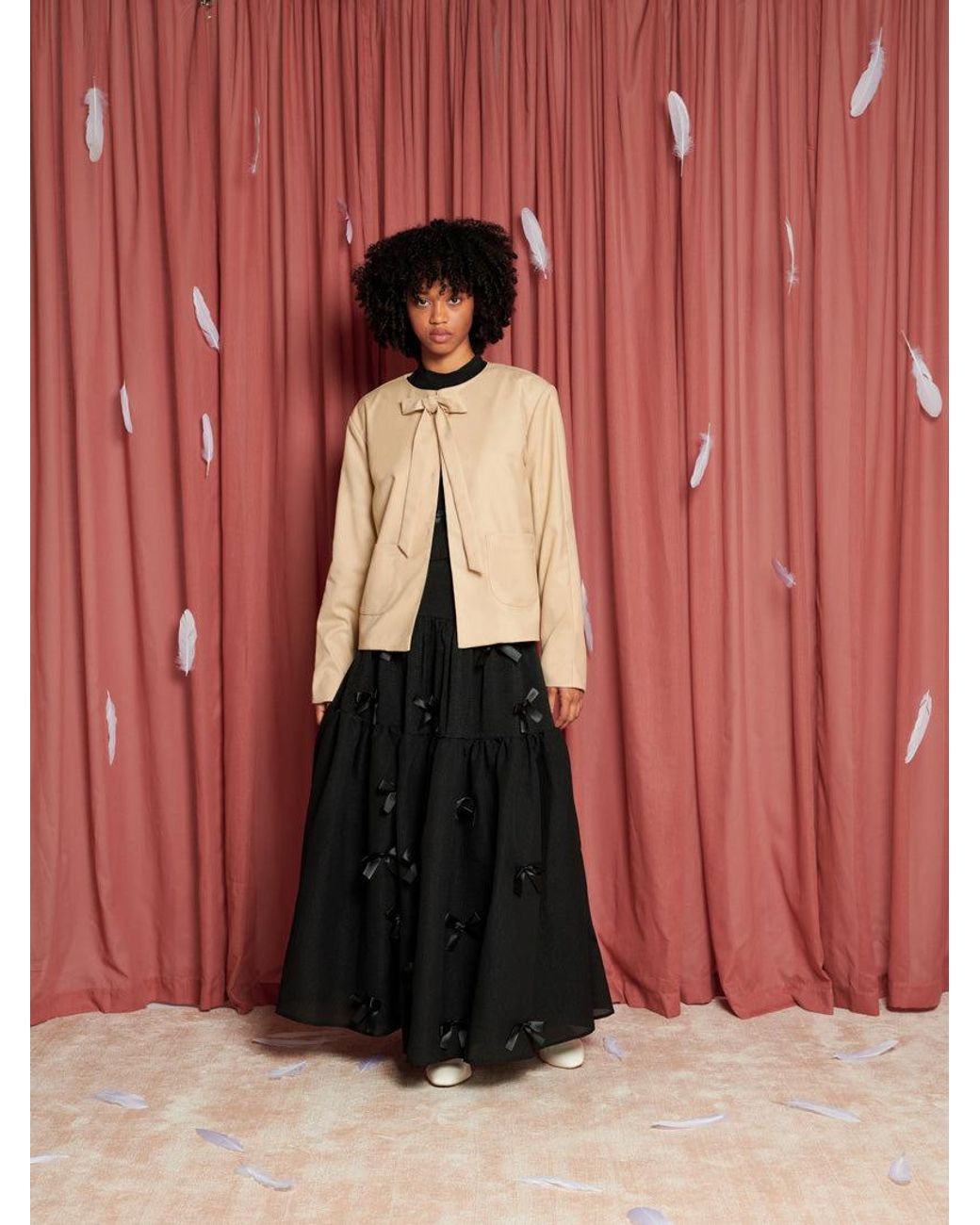 Sister Jane Red Mallard Bow Jacket