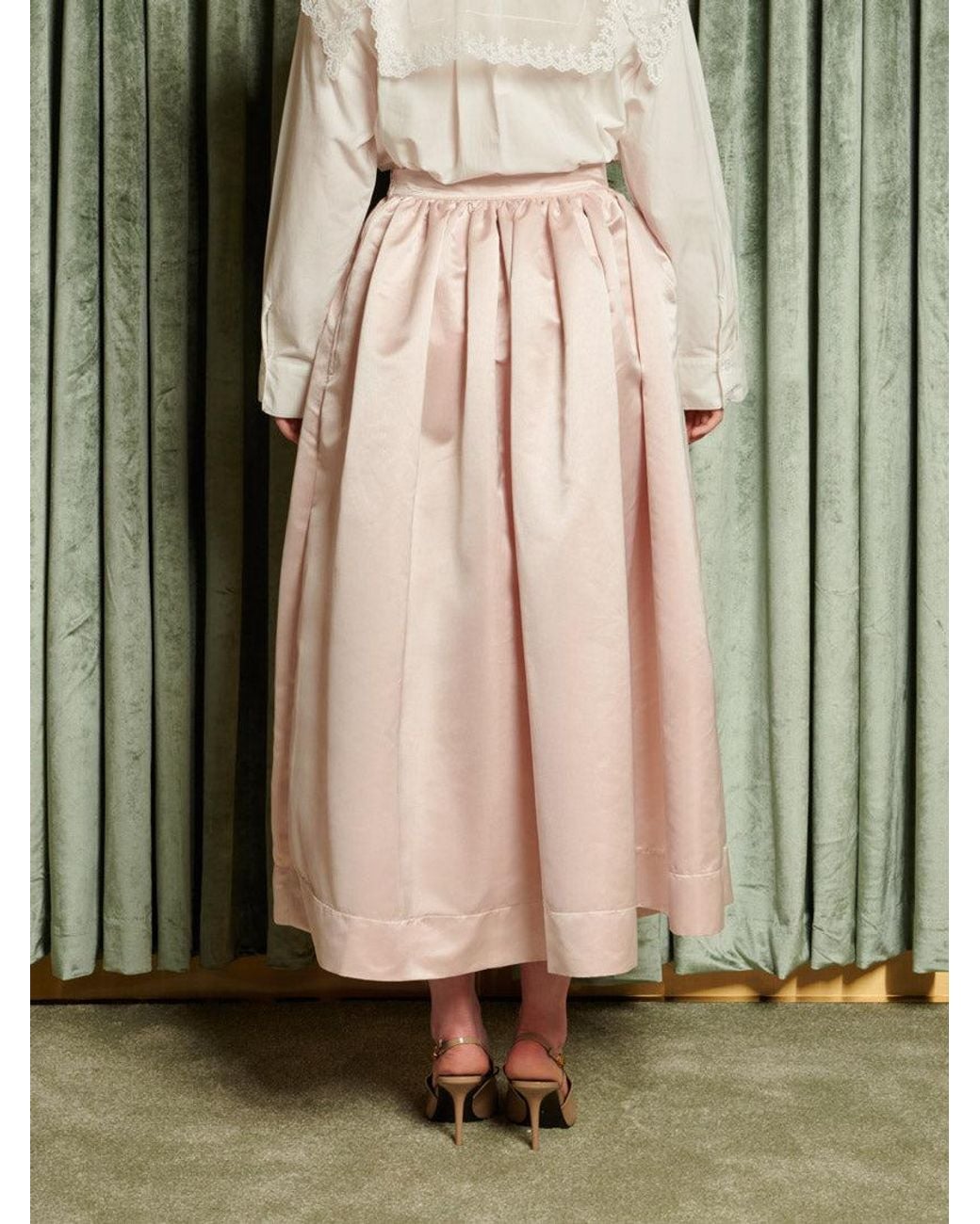 Sister Jane Natural Dream Pastiche Midi Skirt