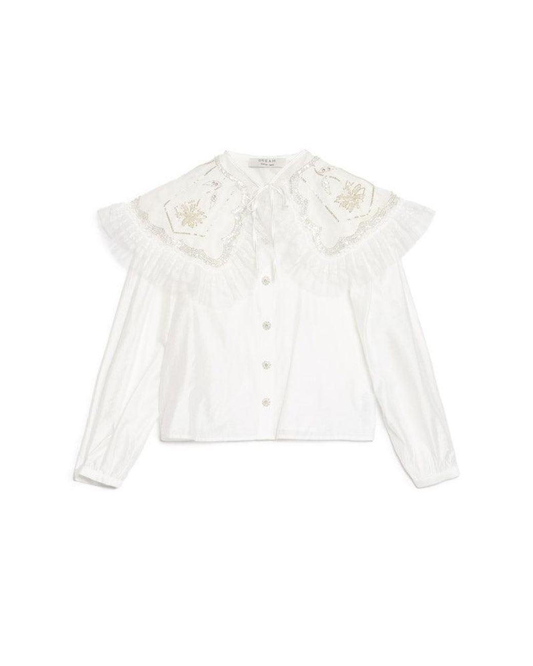 Sister Jane White Dream Evening Primrose Blouse