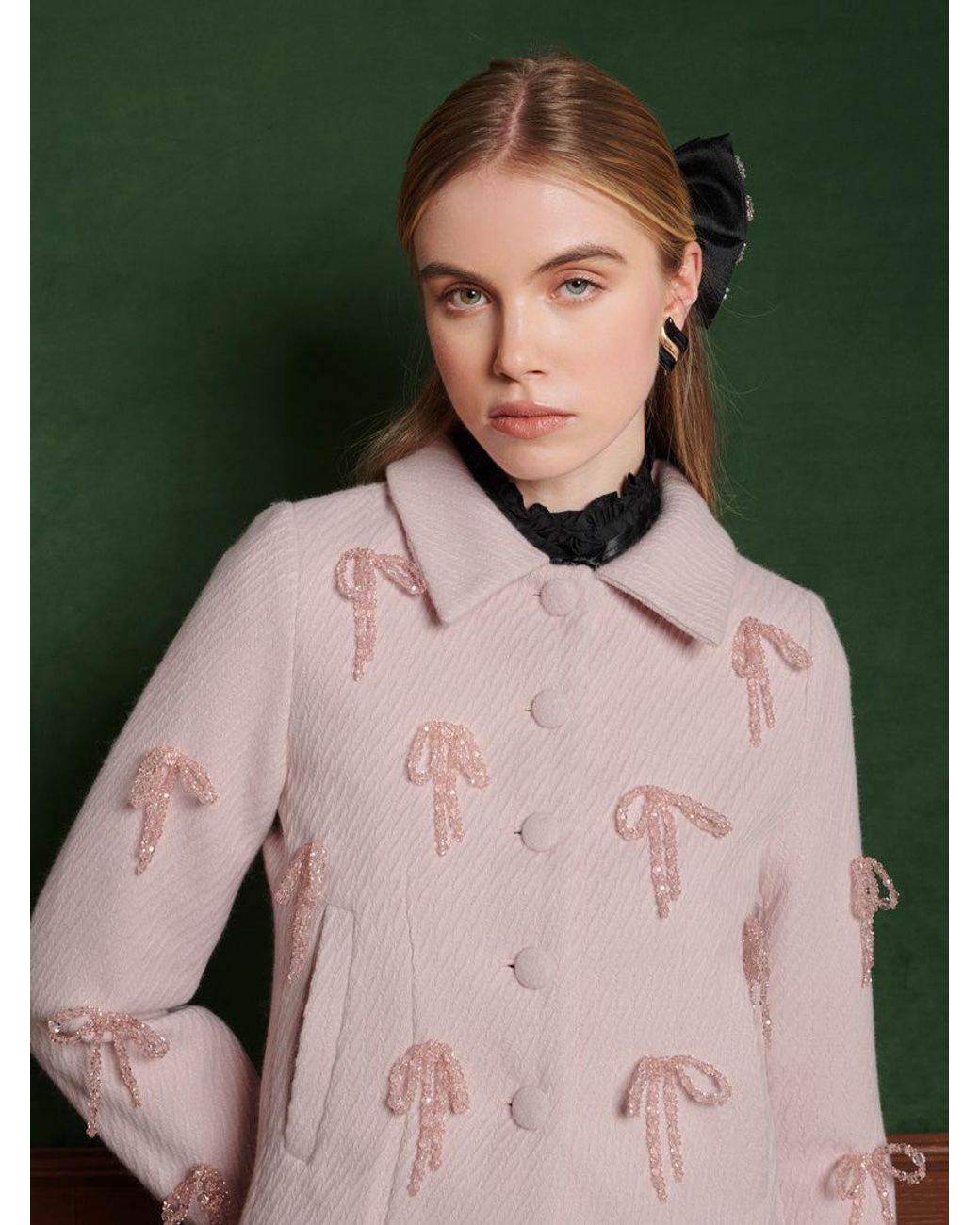 Sister Jane Green Alpine Bow Jacket