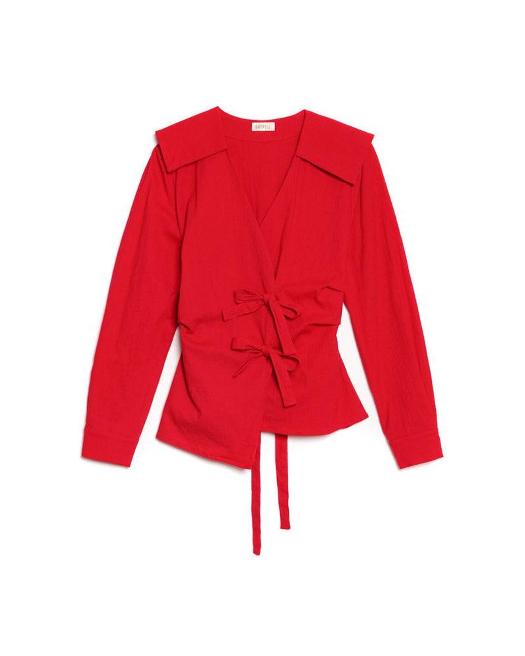 Sister Jane Red Ghospell Julie Wrap Top