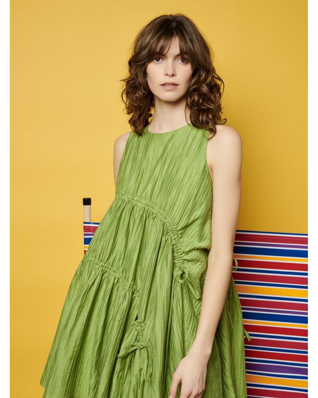 Sister Jane Ghospell Gwen Ruched Mini Dress in Yellow | Lyst Sister Jane Ghospell Gwen Ruched Mini Dress in Yellow | Lyst
